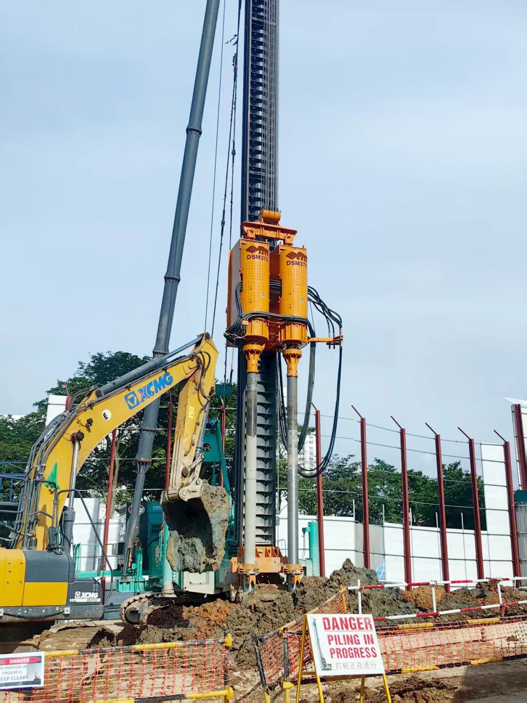A triumphant march through the harsh winter! SEMW's soft soil treatment equipment sets off for Singapore